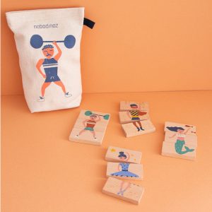 ARTSY TOYS. Ξύλινο παιχνίδι σύνθεσης εικόνων σε υφασμάτινη συσκευασία