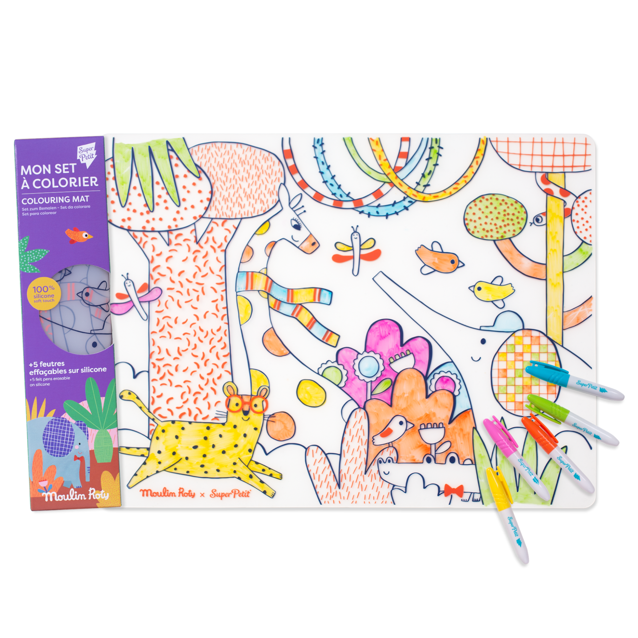 SUPER PETIT & MOULIN ROTY. Σουπλά σιλικόνης για ζωγραφική Les Toupitis SUPER PETIT & MOULIN ROTY. Σουπλά σιλικόνης για ζωγραφική Les Toupitis